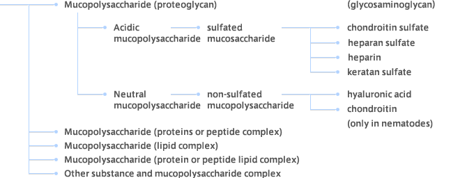 Fig. 1 Classification of Muco-polysaccharides